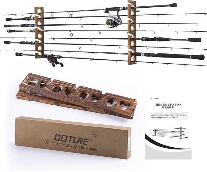 Woodworking Show - Goture Wood Fishing Rod Holder 8