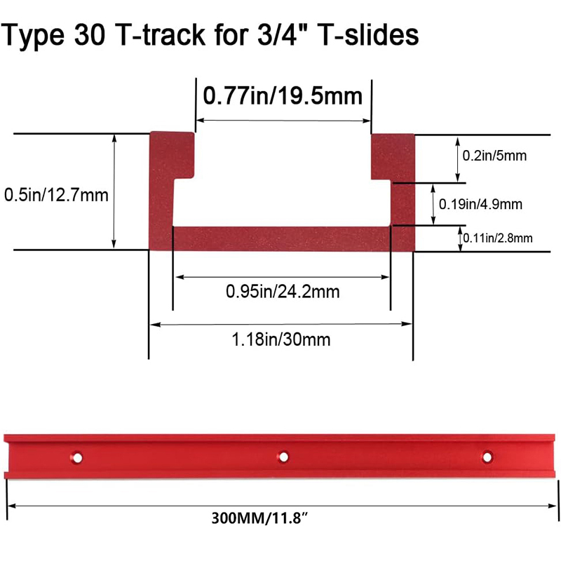 2pcs Type 30 Woodworking T-slo - огляд і ціна Woodworking Plan