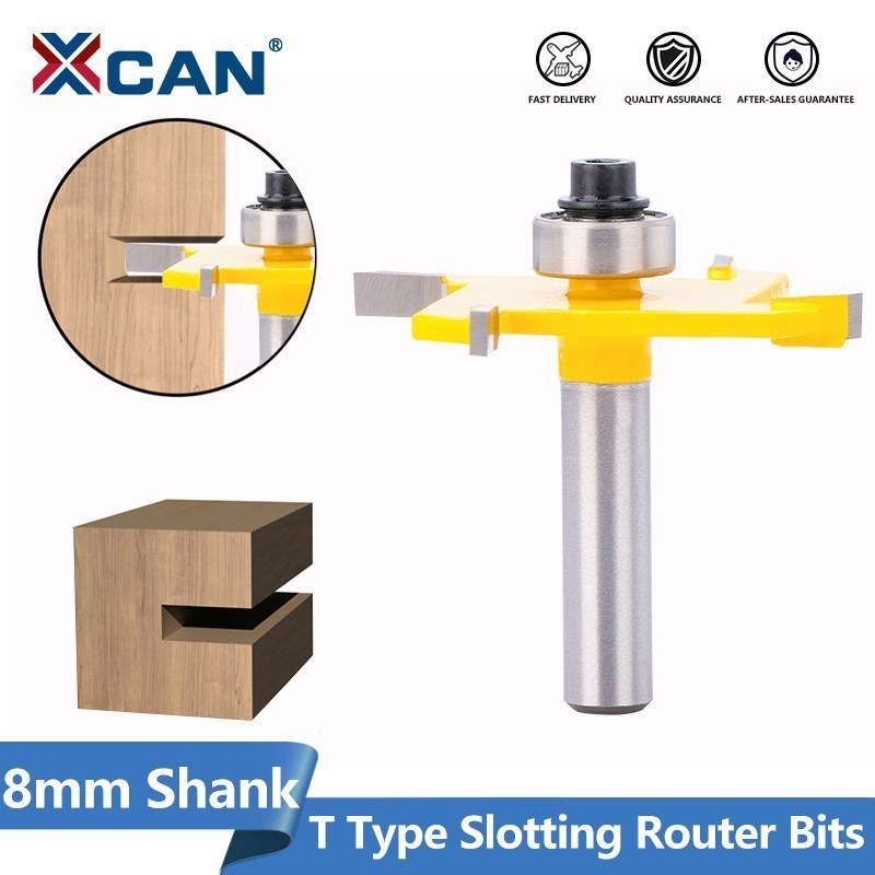 XCAN Router Bits T Type Slotti - огляд і ціна Woodworking Rabbet