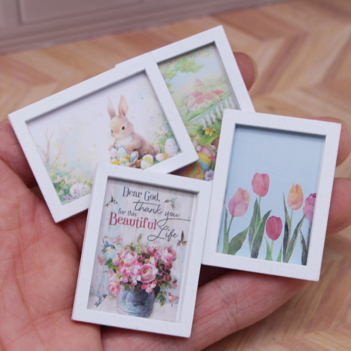 4Pcs/Set Dollhouse Accessories - огляд і ціна Woodworking Rabbet