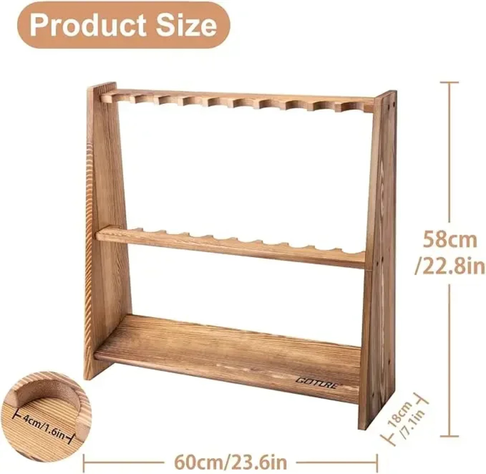 Goture Carbonized Pine Wood Fi - огляд і ціна Woodworking Show