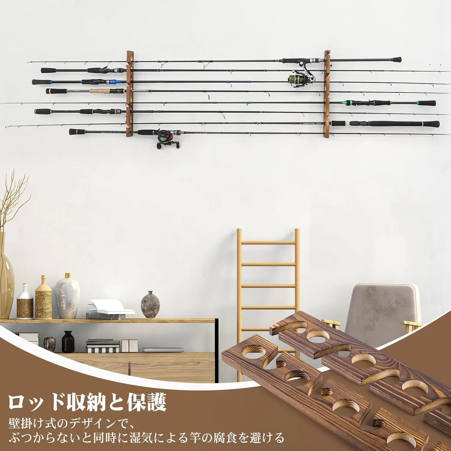 Goture Fishing Rod Holders wit - огляд і ціна Woodworking Show