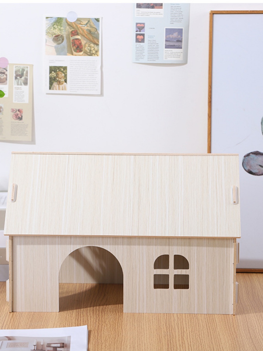 Dragon Cat Wooden Nest House D - огляд і ціна Woodworking Rabbet