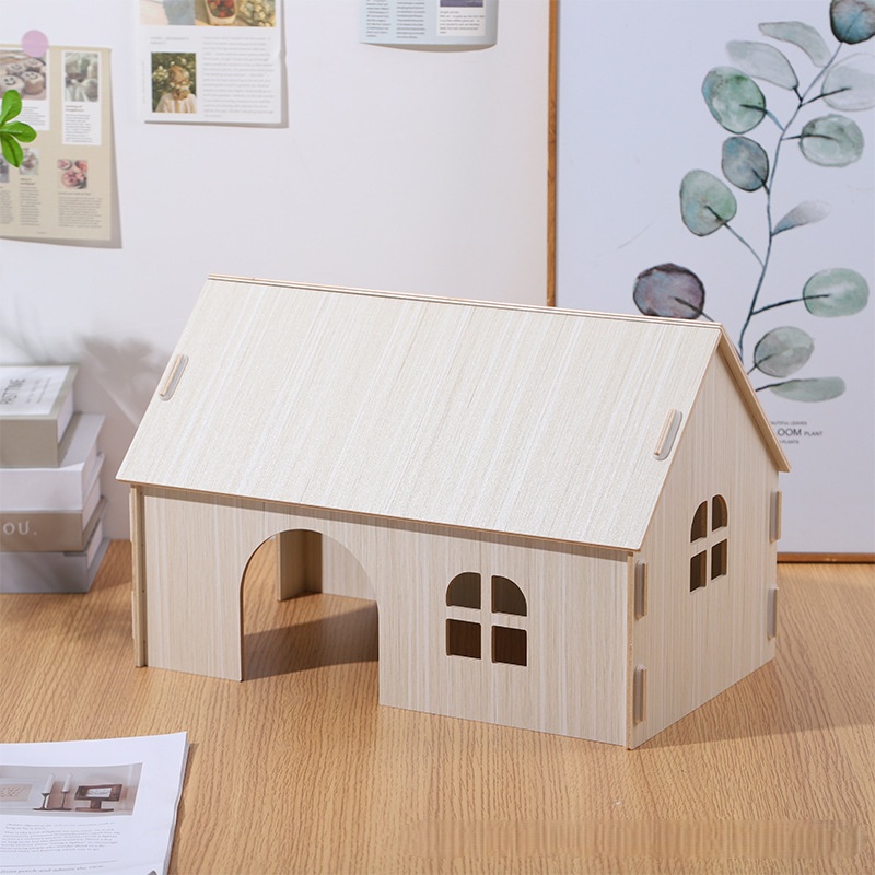 Dragon Cat Wooden Nest House D - огляд і ціна Woodworking Rabbet