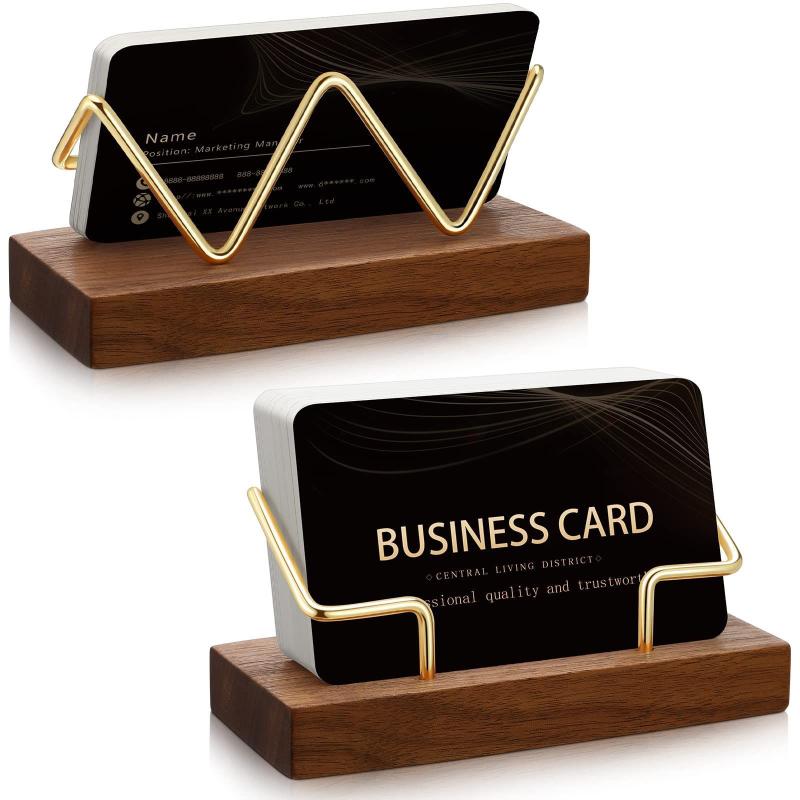 【A8】Wooden Business Card Holde - огляд і ціна Woodworking Show