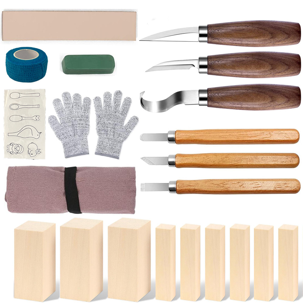Carving Knife Gift Box Set 21- - огляд і ціна Woodworking Knife