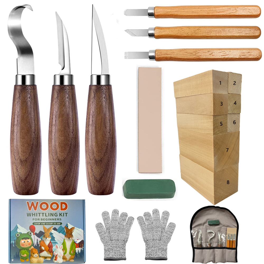 Carving Knife Gift Box Set 21- - огляд і ціна Woodworking Knife