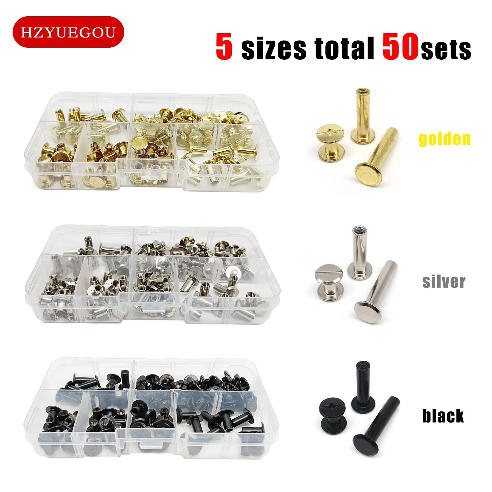 50 Set Rivet Chicago Screw Pos - огляд і ціна Woodworking Ebook