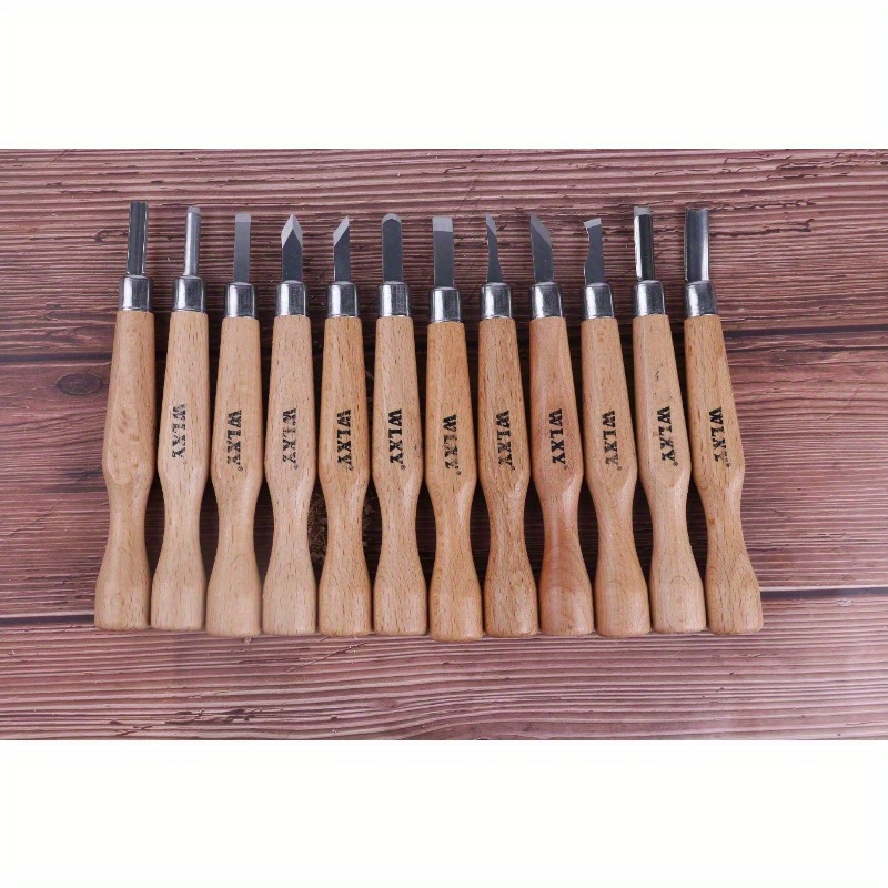 Set Of 12 Professional Wooden  - огляд і ціна Woodworking Knife