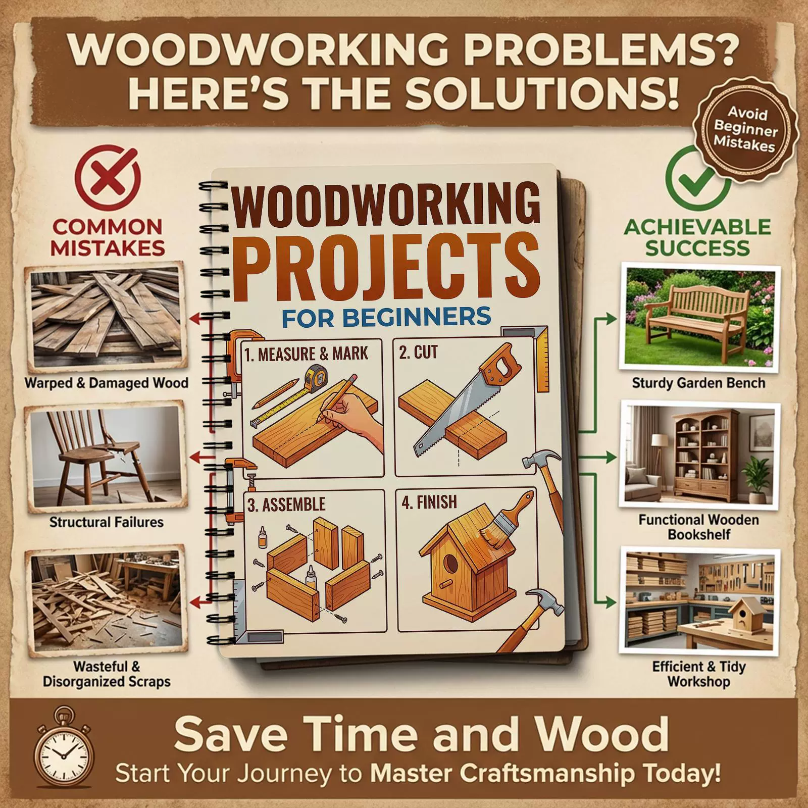 Woodworking Projects Book For  - огляд і ціна Woodworking Ebook