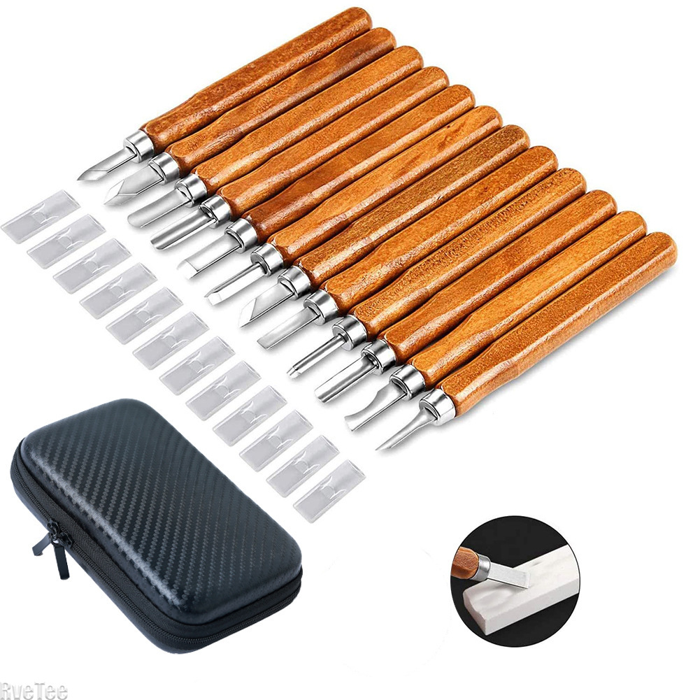 12Pcs SK2 Woodworking Carving  - огляд і ціна Woodworking Knife